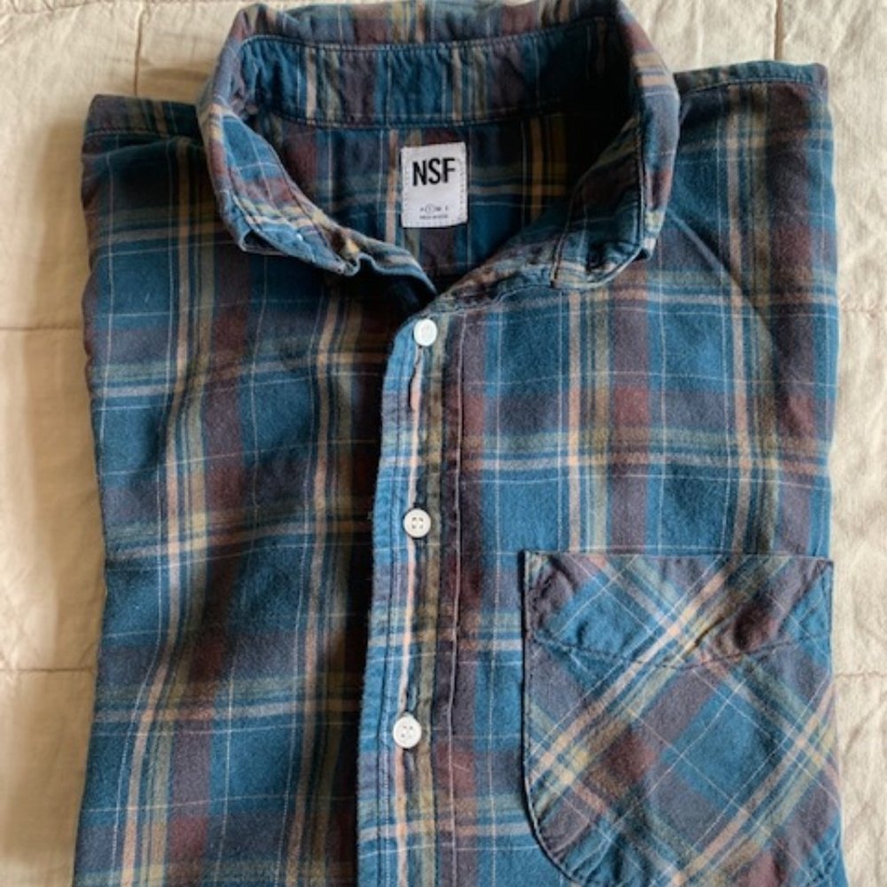 Womens NSF Plaid Shirt